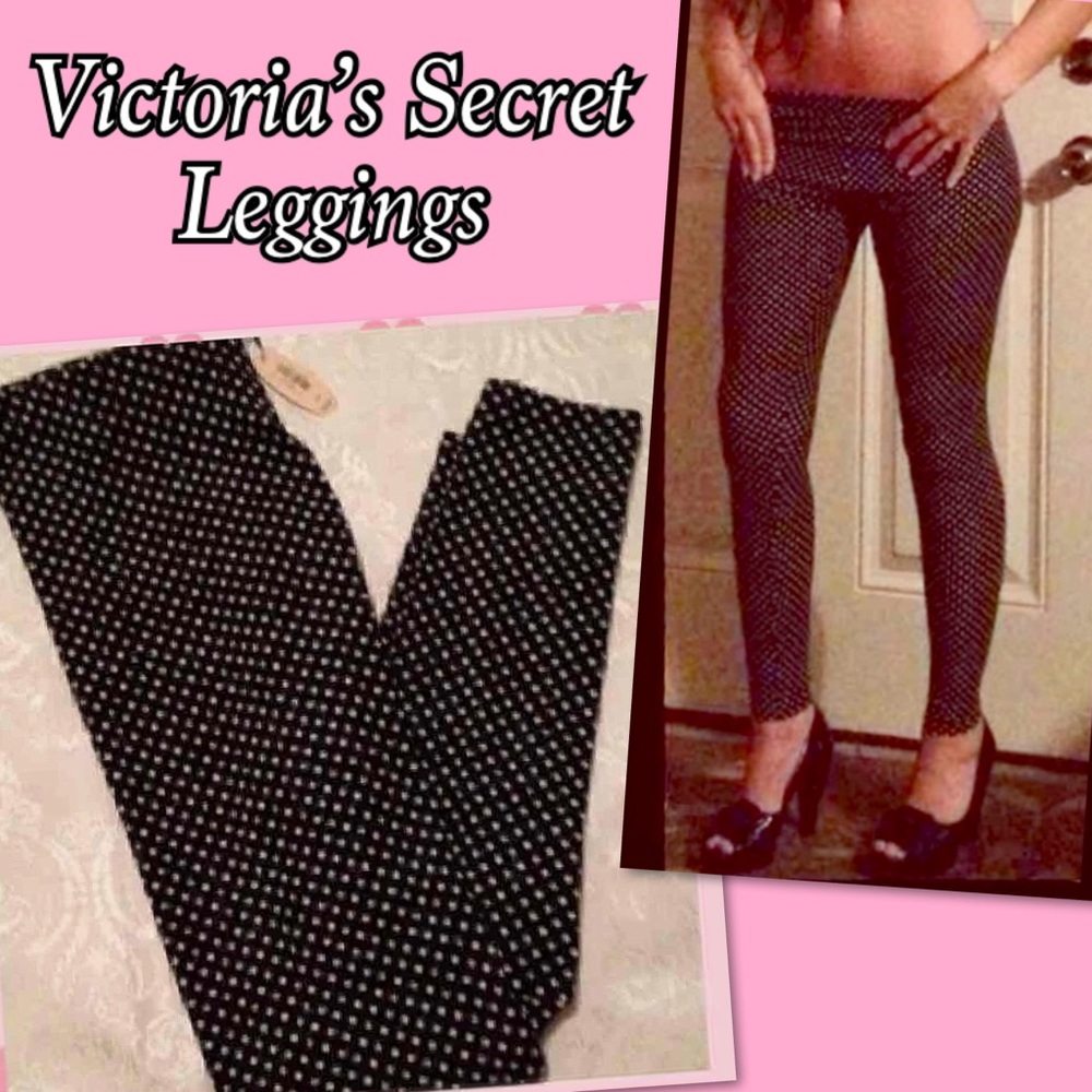 ❤️VICTORIAS SECRET POLKA DOT LEGGINGS